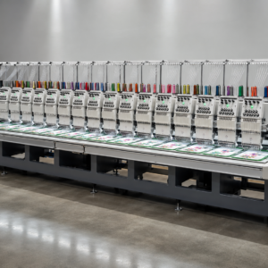 Advanced 25 Head Flat Embroidery Machine with 6 Needles