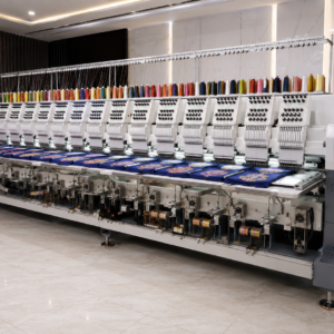 9 Needles 23 Heads Embroidey Machine with Beads, Sequin and Cording Device